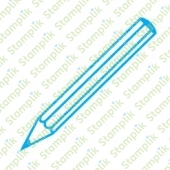 Transparentní razítko tužka