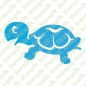 Transparentní razítko želva