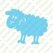 Transparentní razítko ovečka